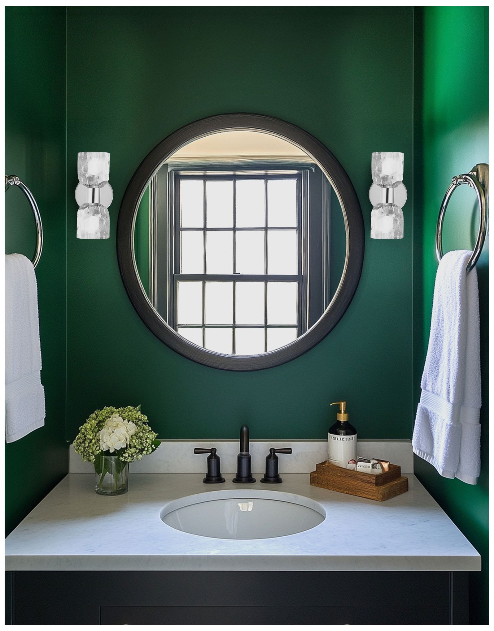 Image 3 Vallora 4.75" Wide 2 Light Polished Chrome Vanity Light more views