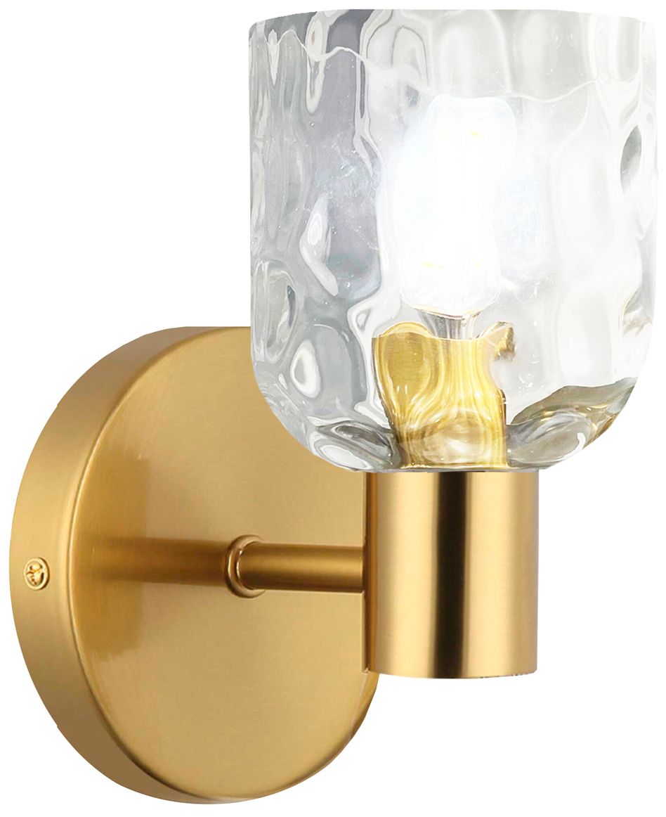 Image 3 Vallora 4.75" Wide Aged Brass Vanity Light more views