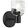 Vallora 4.75" Wide Matte Black Vanity Light