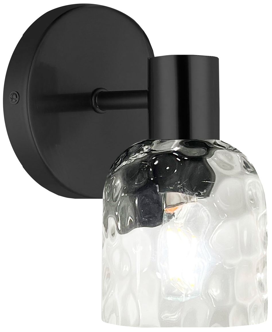 Image 2 Vallora 4.75" Wide Matte Black Vanity Light more views