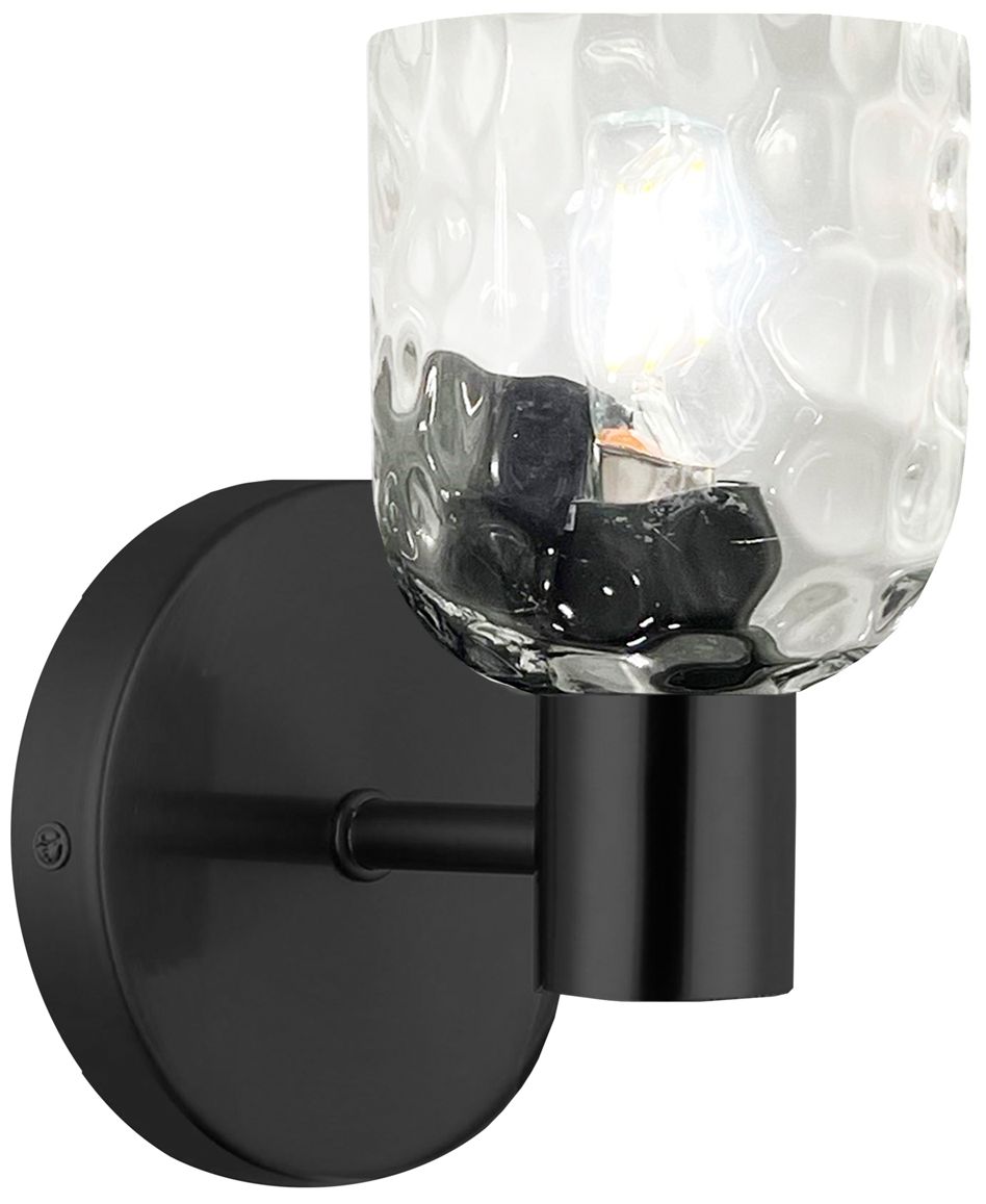Image 3 Vallora 4.75" Wide Matte Black Vanity Light more views