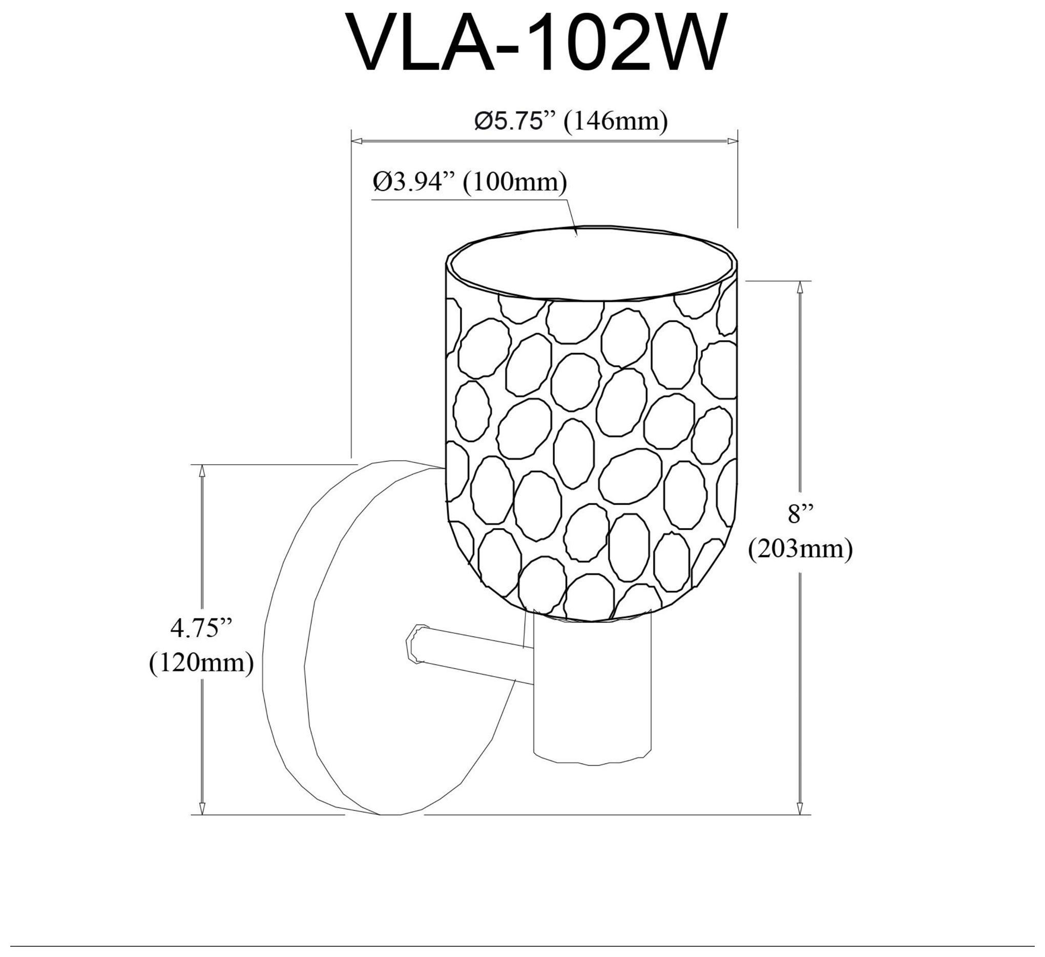 Image 5 Vallora 4.75" Wide Matte Black Vanity Light more views