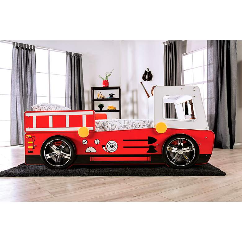Valmeyer Red Car-Like Twin Bed more views