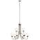 Valserrano 31 3/4" Wide Brushed Nickel 9-Light Chandelier