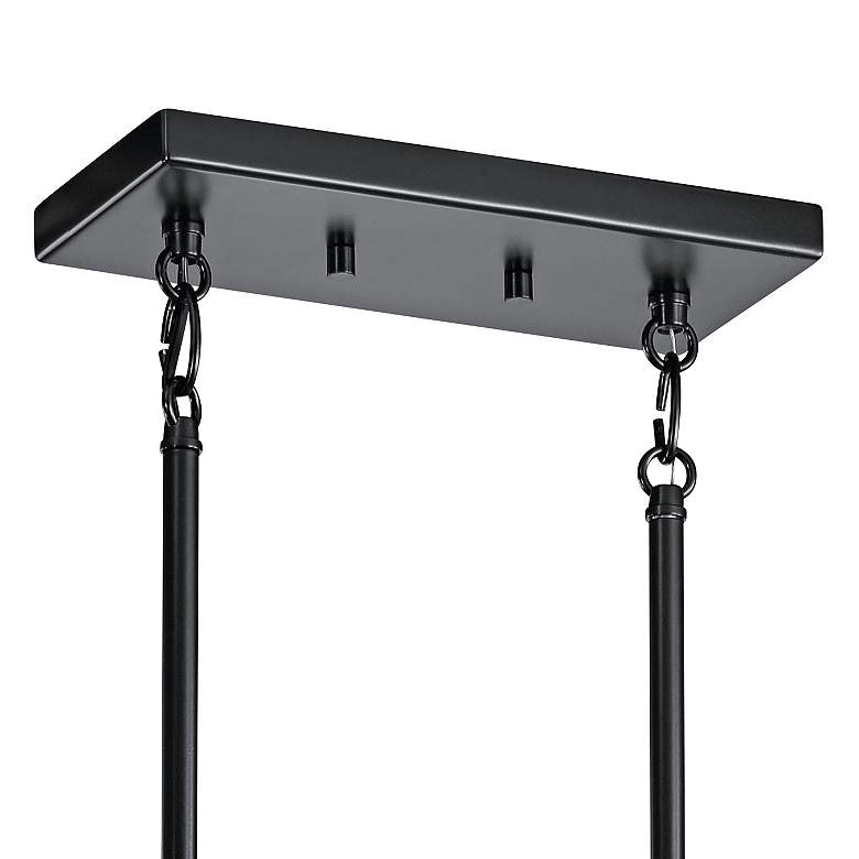 Image 5 Valserrano 31 inch Wide Black Kitchen Island Light Chandelier more views