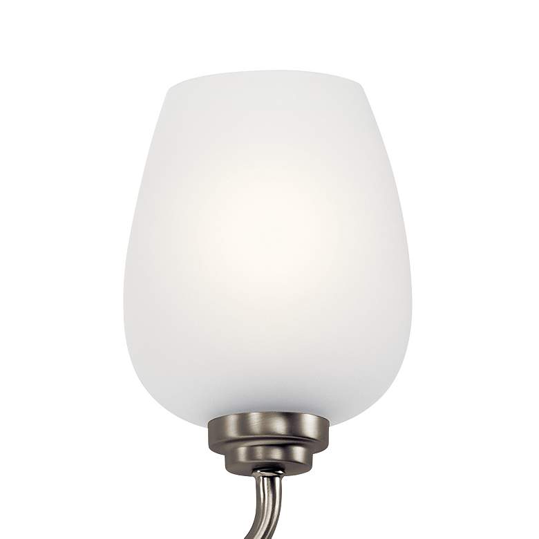 Image 3 Valserrano 33 1/2" Wide Brushed Nickel 4-Light Bath Light more views