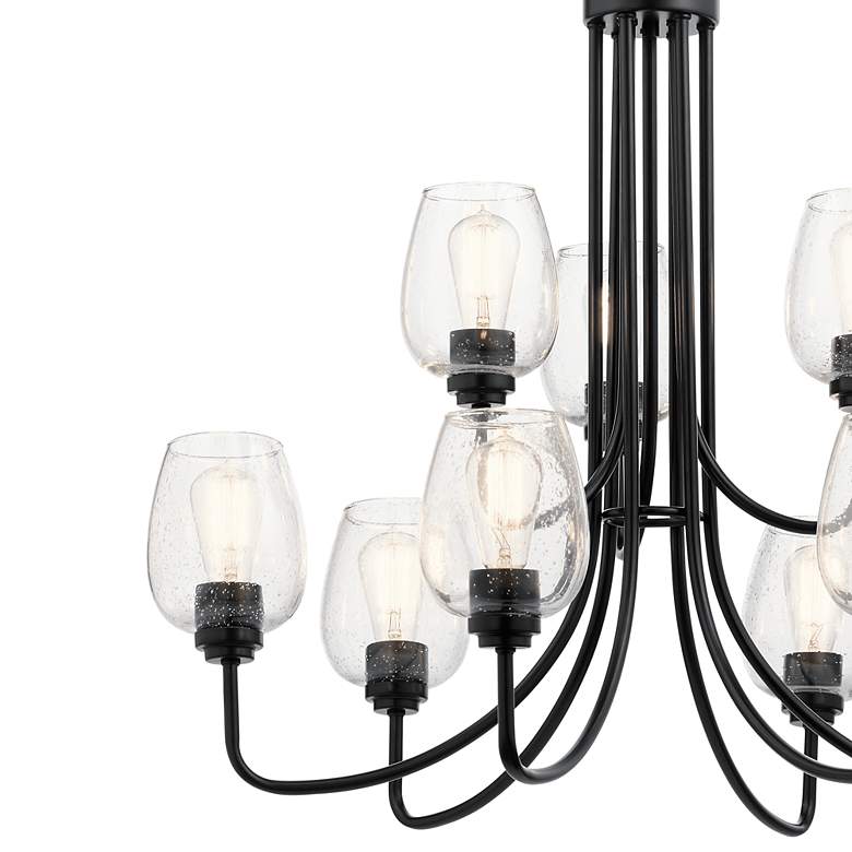 Image 2 Valserrano 9 Light Chandelier Black more views