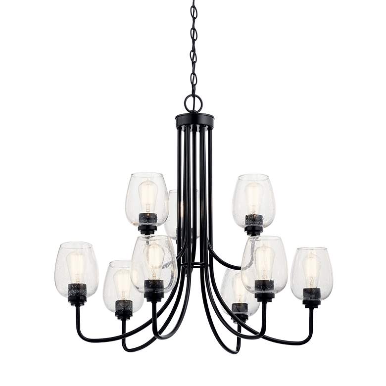 Image 3 Valserrano 9 Light Chandelier Black more views
