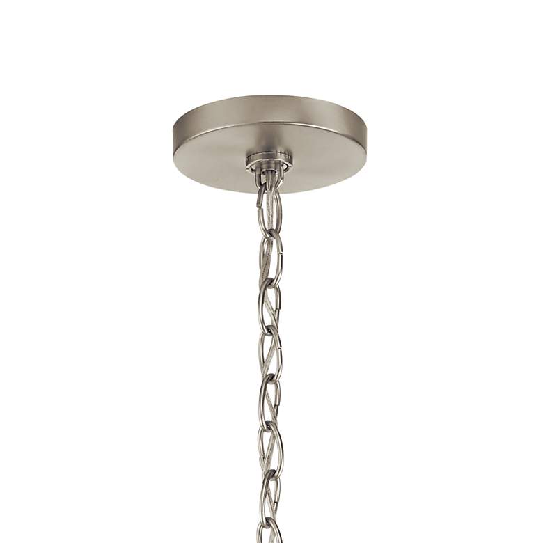 Image 5 Valserrano Chandelier Seeded Glass Brushed Nickel more views