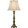 Van Dyne Copper Finish Candlestick Base Traditional Table Lamp