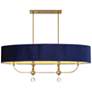 2_Van Noord 48" Wide Oxidized Aged Brass Island Chandelier