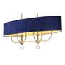 4_Van Noord 48" Wide Oxidized Aged Brass Island Chandelier more views