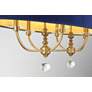 7_Van Noord 48" Wide Oxidized Aged Brass Island Chandelier more views