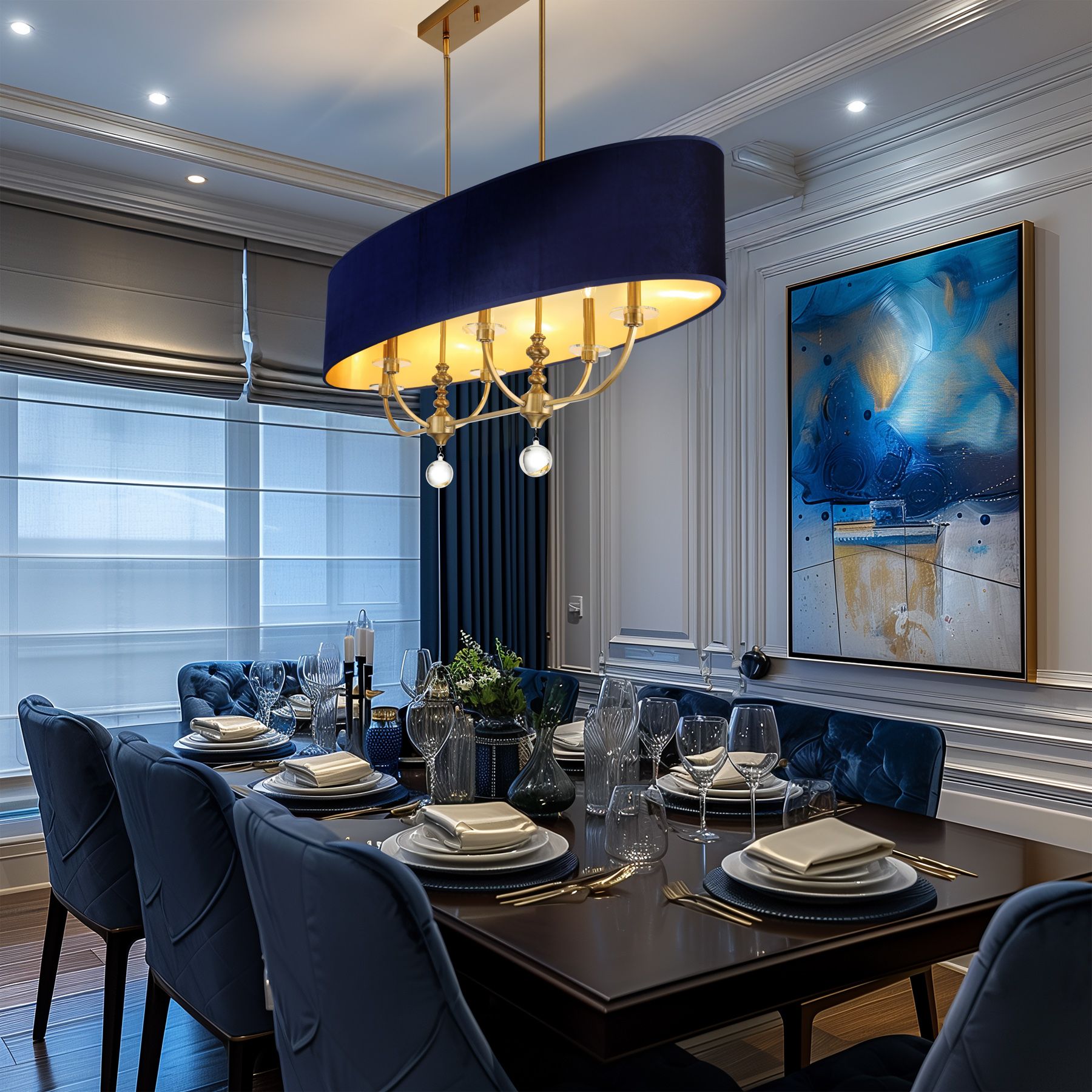 Van Noord 48" Wide Oxidized Aged Brass Island Chandelier