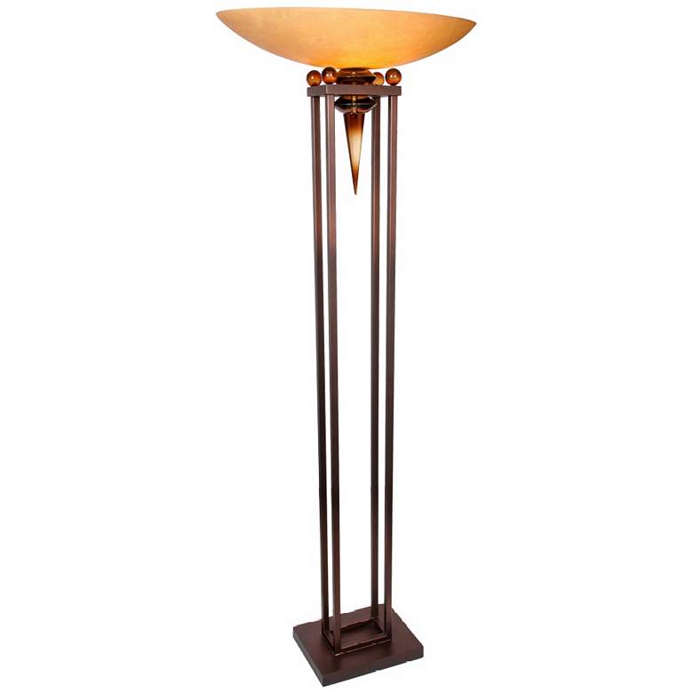 Image 1 Van Teal 70 inch High Triumphant Torchiere Floor Lamp