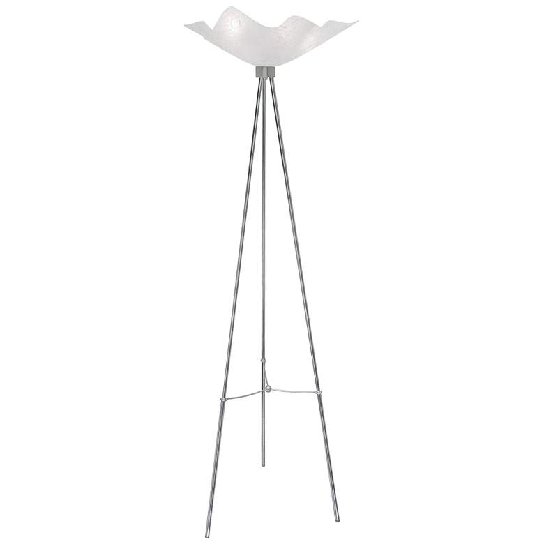 Image 1 Van Teal Coolness 72 inch High Chrome Torchiere Floor Lamp