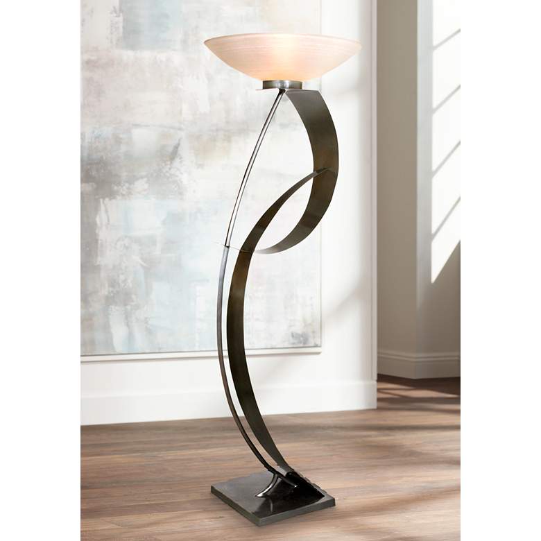 Image 1 Van Teal Curvy Lady Two Contemporary Torchiere Floor Lamp