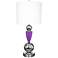 Van Teal Every Day 35" High Violet Acrylic Table Lamp