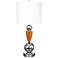 Van Teal  Every Morning Honey And Chrome Table Lamp