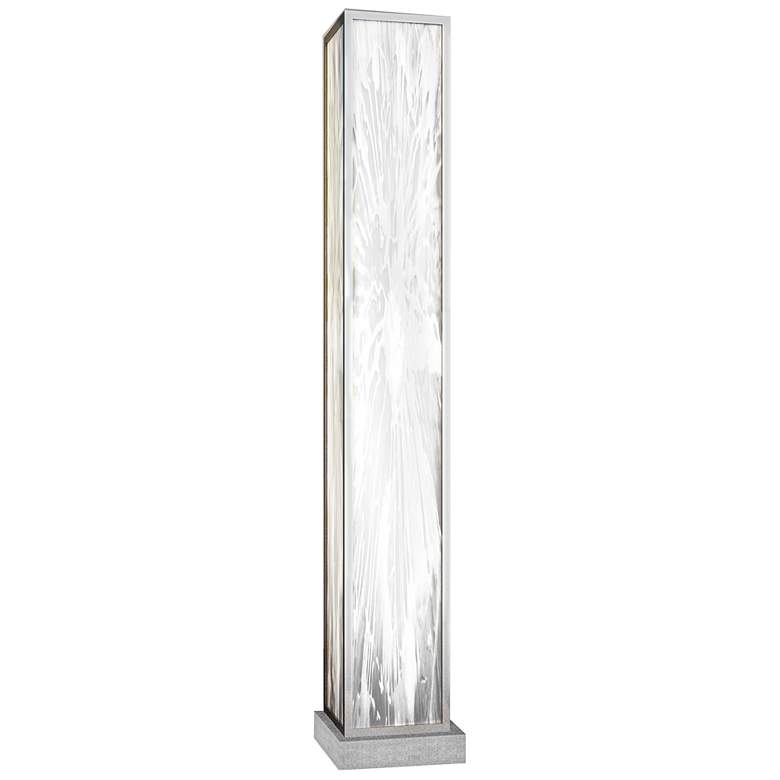 Image 1 Van Teal Illusion One 69 inch High Brilliant Silver Floor Lamp