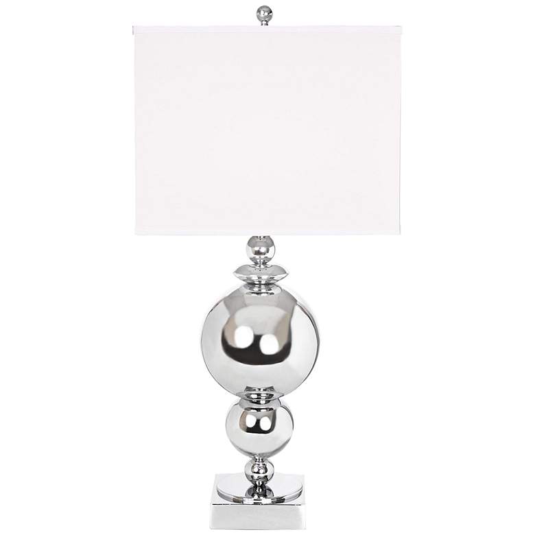 Image 1 Van Teal New World Too Chrome Stacked Globe Table Lamp