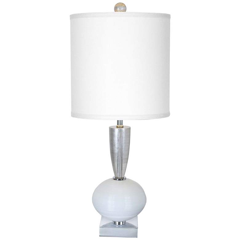 Image 1 Van Teal Odessa Chrome and White Table Lamp