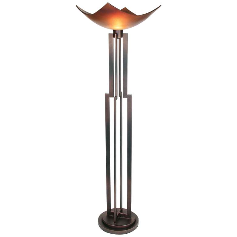 Image 1 Van Teal On Command 74 inch High Torchiere Floor Lamp