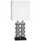 Van Teal Two's World Chrome Stacked Globe Table Lamp