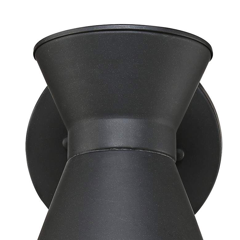Image 3 Vance 8" High Black LED Swivel Outdoor Wall Light Set of 2 more views