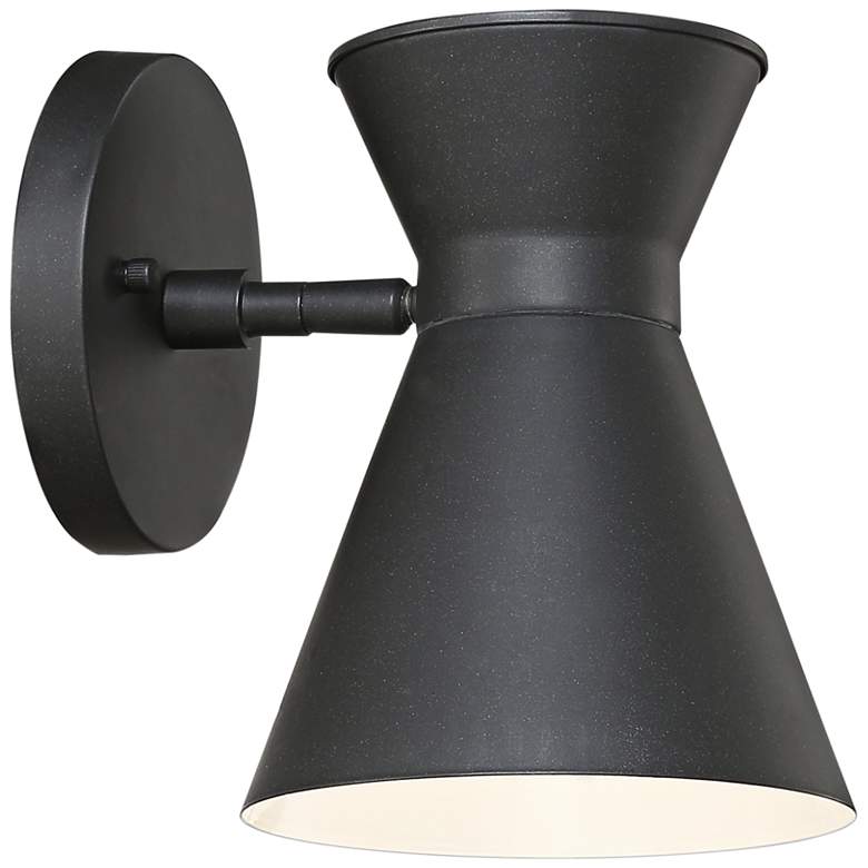 Image 6 Vance 8" High Black LED Swivel Outdoor Wall Light Set of 2 more views
