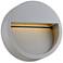 Vance Silver 7 1/4" Round LED Outdoor Wall Light