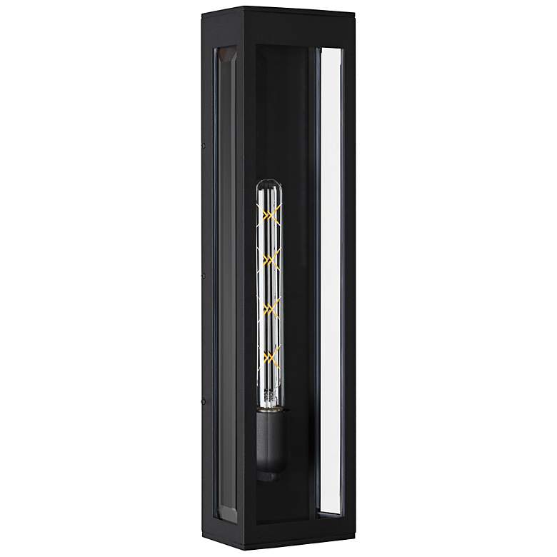 Image 1 Vanciti 24"H Powder-Coated Black Outdoor Wall Light