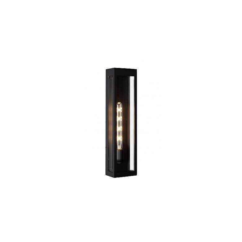 Image 3 Vanciti 24"H Powder-Coated Black Outdoor Wall Light more views
