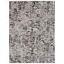 Vancouver Abstract Indoor Ivory Area Rug 39FHF 1'-8" x 2'-10"