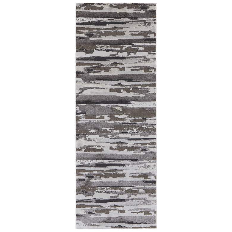 Image 1 Vancouver Modern Abstract Soft Indoor Brown Area Rug 39FEF
