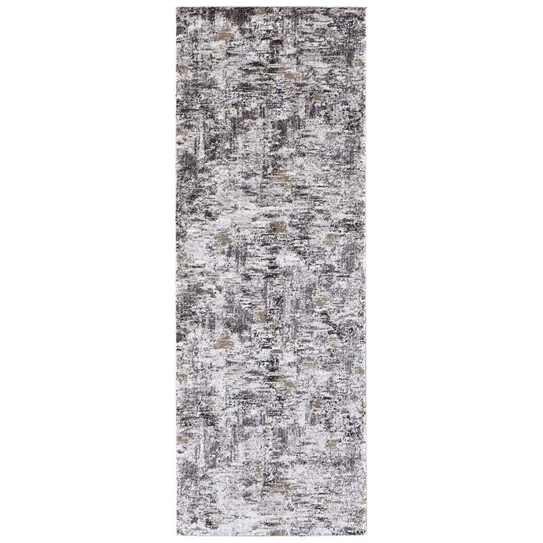Image 1 Vancouver Modern Abstract Soft Indoor Ivory Area Rug 39FHF