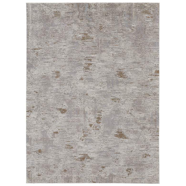 Image 1 Vancouver Modern Abstract Soft Indoor Ivory Area Rug 39FHF