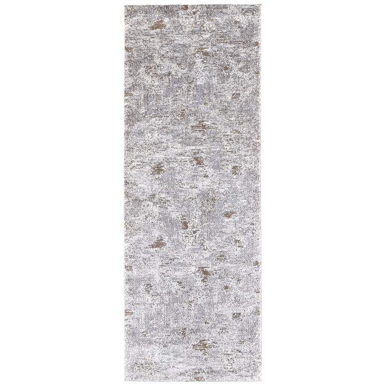 Image 1 Vancouver Modern Abstract Soft Indoor Ivory Area Rug 39FHF