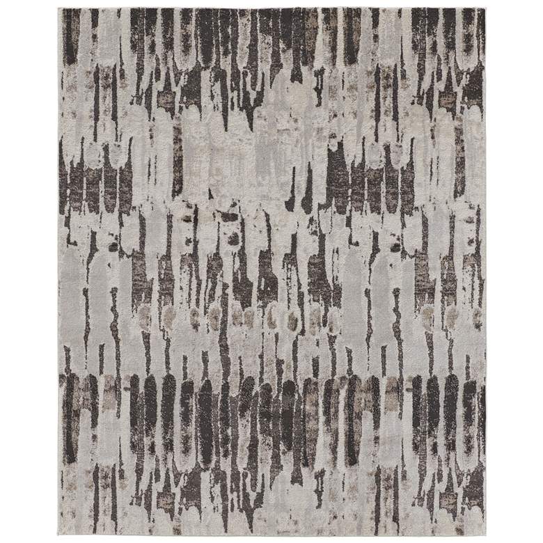 Image 1 Vancouver Modern Abstract Soft Indoor Ivory Area Rug 39FIF