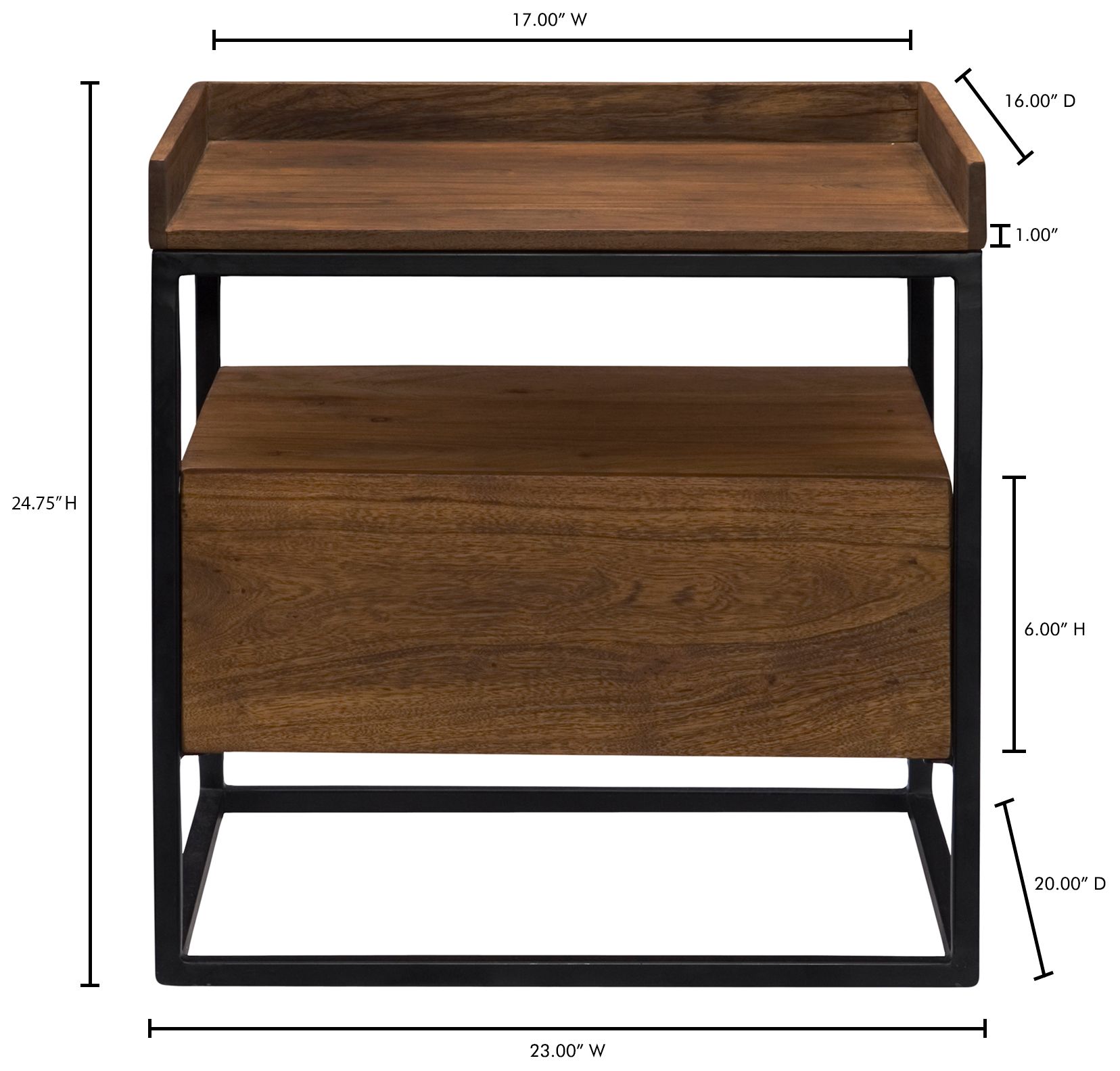 Image 5 Vancouver Side Table Light Brown more views