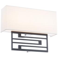 Vander 10.88&quot;H x 14&quot;W 1-Light Wall Sconce in Black