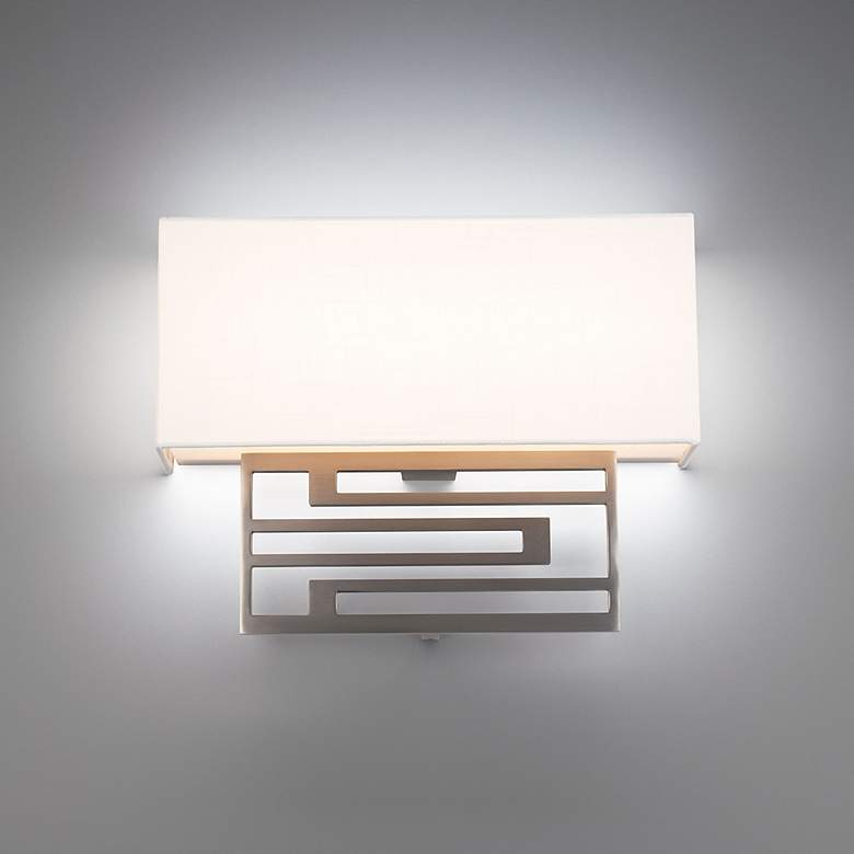 Image 1 Vander 10.88"H x 14"W 1-Light Wall Sconce in Brushed Nickel
