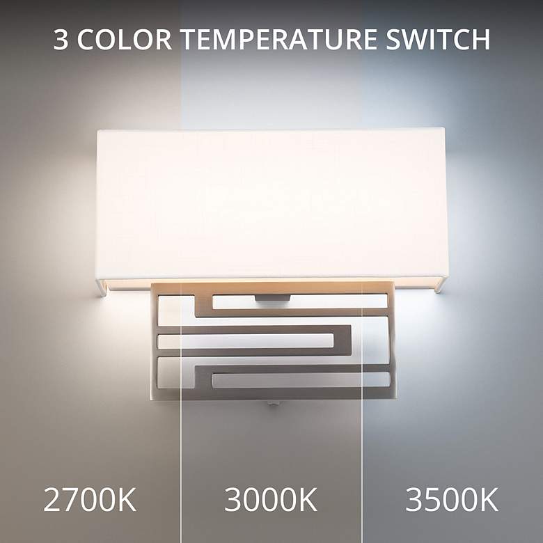 Image 3 Vander 10.88"H x 14"W 1-Light Wall Sconce in Brushed Nickel more views