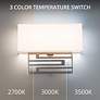 3_Vander 10.88"H x 14"W 1-Light Wall Sconce in Brushed Nickel more views