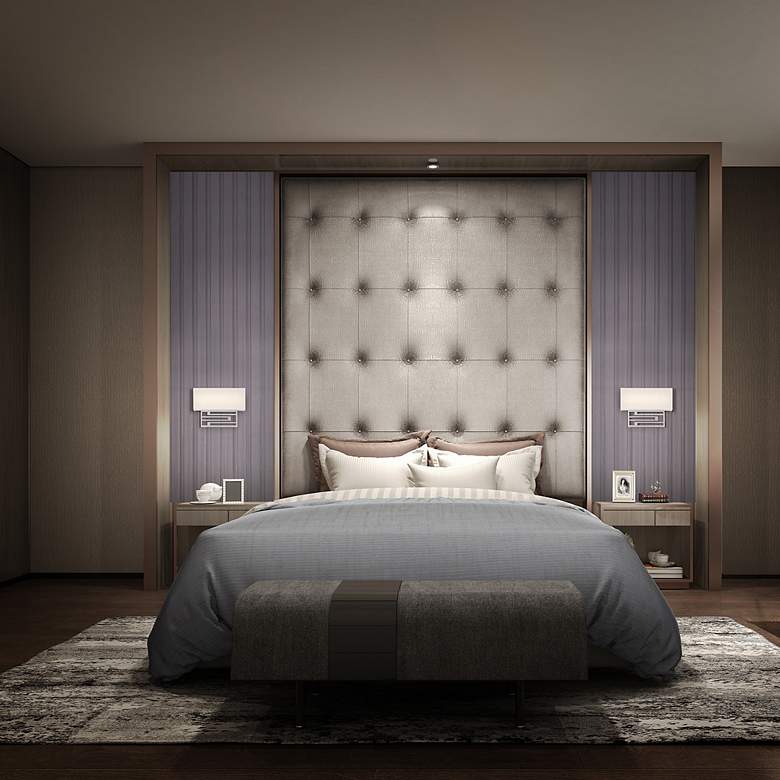 Image 5 Vander 10.88"H x 14"W 1-Light Wall Sconce in Brushed Nickel more views