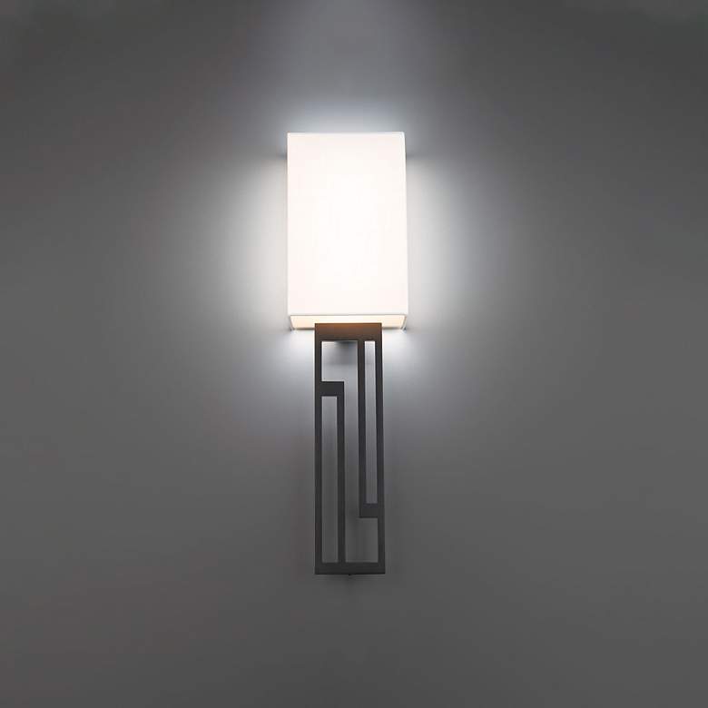 Image 2 Vander 22"H x 6"W 1-Light Wall Sconce in Black