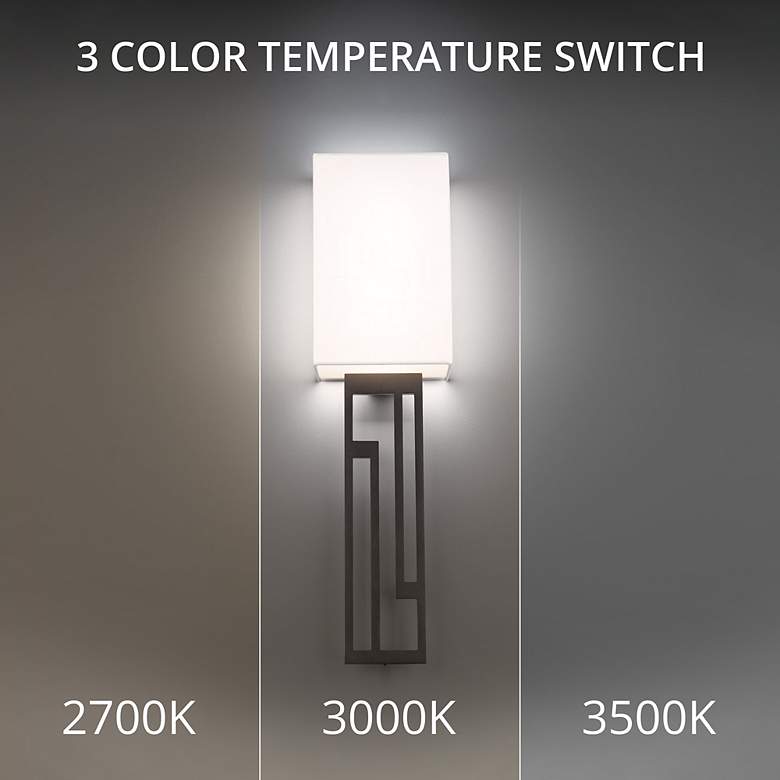 Image 4 Vander 22"H x 6"W 1-Light Wall Sconce in Black more views