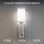 3_Vander 22"H x 6"W 1-Light Wall Sconce in Brushed Nickel more views