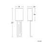 4_Vander 22"H x 6"W 1-Light Wall Sconce in Brushed Nickel more views