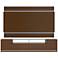 Vanderbilt TV Stand and Lincoln 2.2 TV Panel in Nut Brown